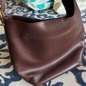 Madewell Burgundy Leather Shoulder Bag